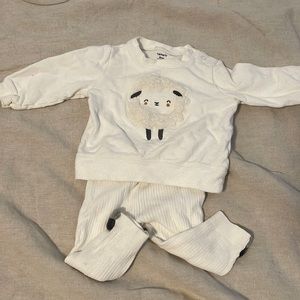 Baby outfit sweater shirt and pants